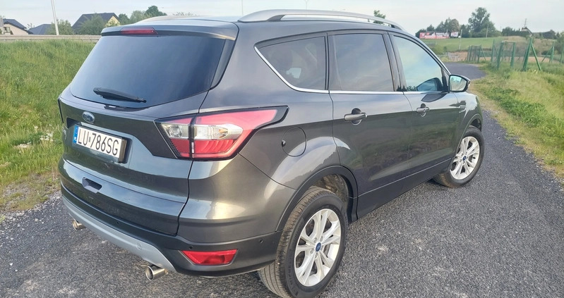 Ford Kuga cena 70800 przebieg: 143480, rok produkcji 2017 z Lublin małe 172